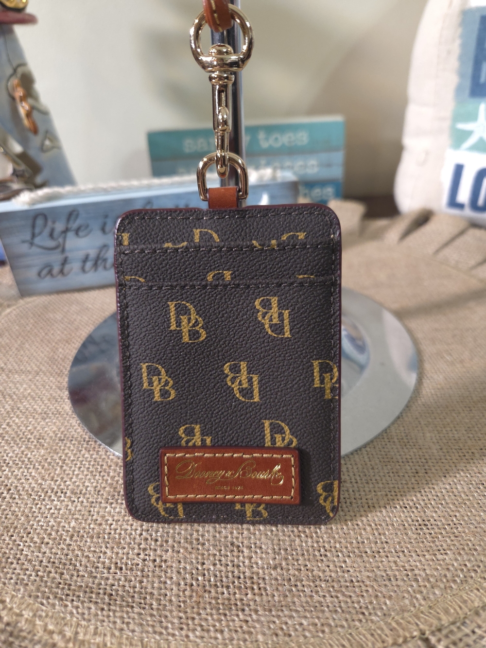NWOT Dooney & Bourke Monogram Lanyard
